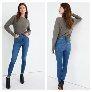 Madewell 10" high rise skinny jeans